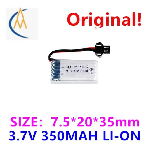 Batteria di vendita diretta del produttore 752035 350MAH illuminazione giocattolo Bluetooth selfie stick prodotto elettronico intelligente polimero litio