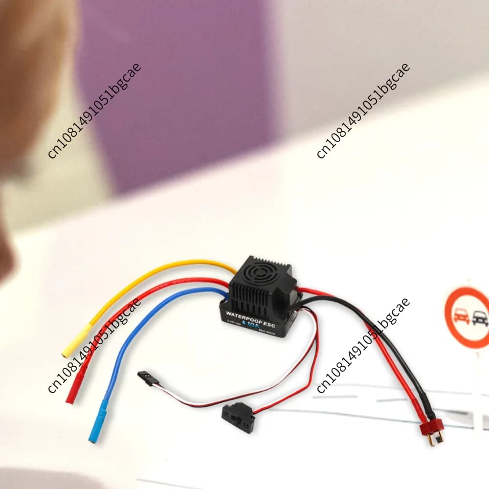 60A/80A Electric Speed Controller Replacement Parts Brushless Electronic Speed Controller for 1/8 1/10 1:10 RC Off-road Vehicle