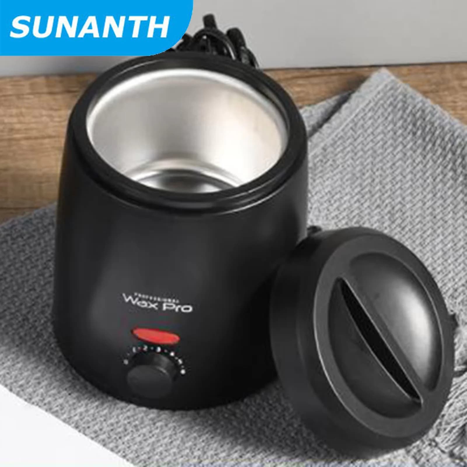Scaldacera da 200 ml con controllo della temperatura, forno per fusione cera a riscaldamento rapido, facile da pulire, epilatore per tutto il corpo