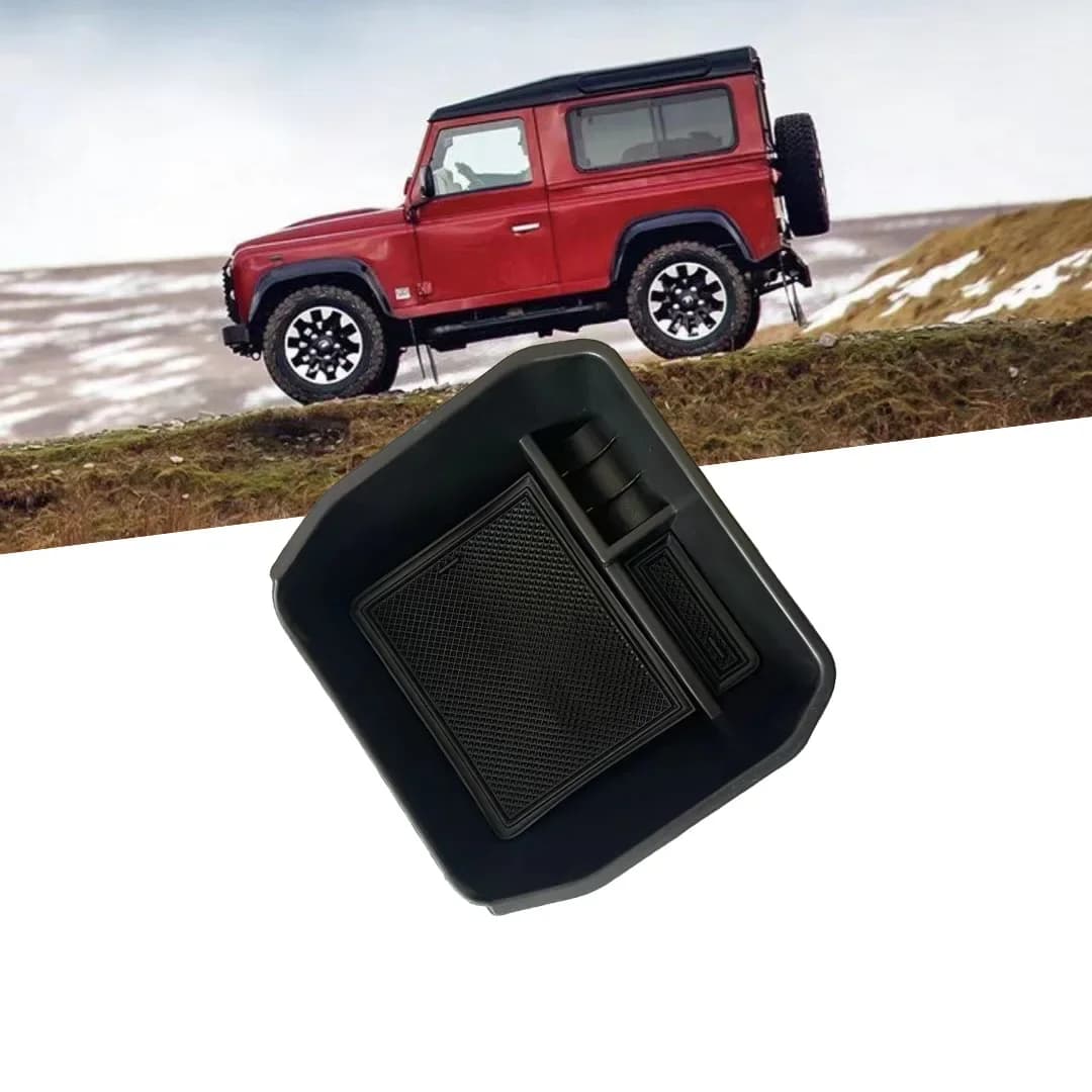 For Land Rover Defender, central armrest box, storage box, interior modification, storage box, and storage box