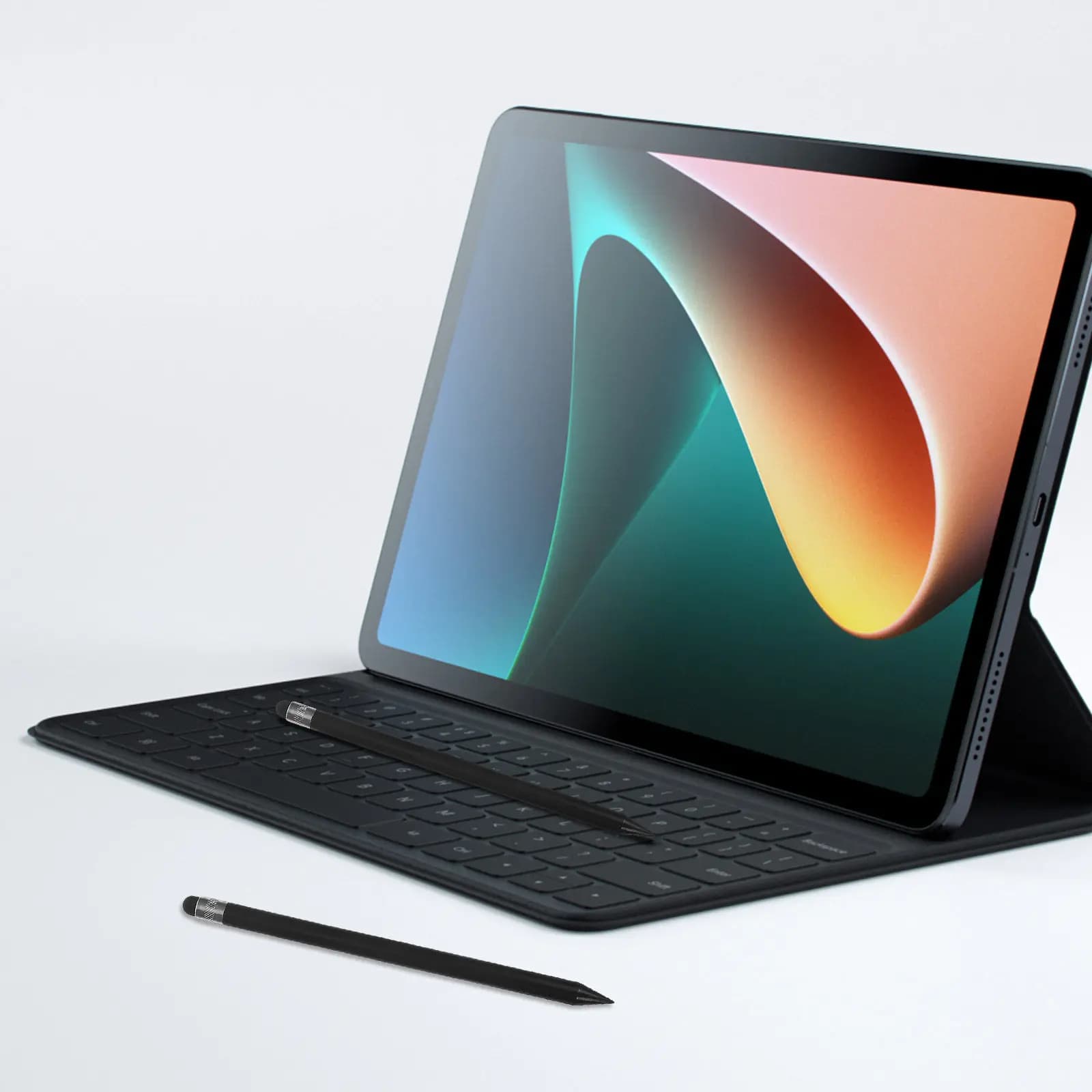 Penna Stilo Digitale Nera di Alta Precisione, Sottile e Capacitiva per Tablet e Telefono, Strumento per Scrivere e Disegnare