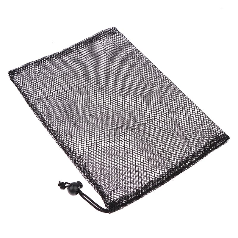 Durable Black Nylon Multipurpose Bag with Drawstring, Home Bag, Travel, Laundry, Various Object Organizer