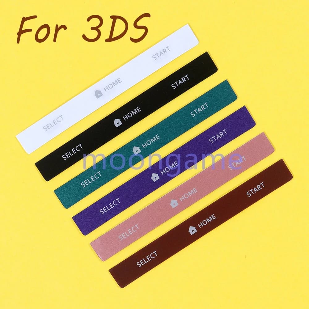 Menu adesivo pulsante di ricambio da 1 pezzo Seleziona adesivi chiave Home Start per accessori console di gioco 3DS