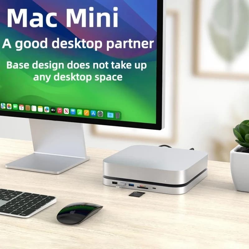 Docking station custodia per disco rigido mini Hub studio dock M1/M2 HDMI parti e accessori per laptop