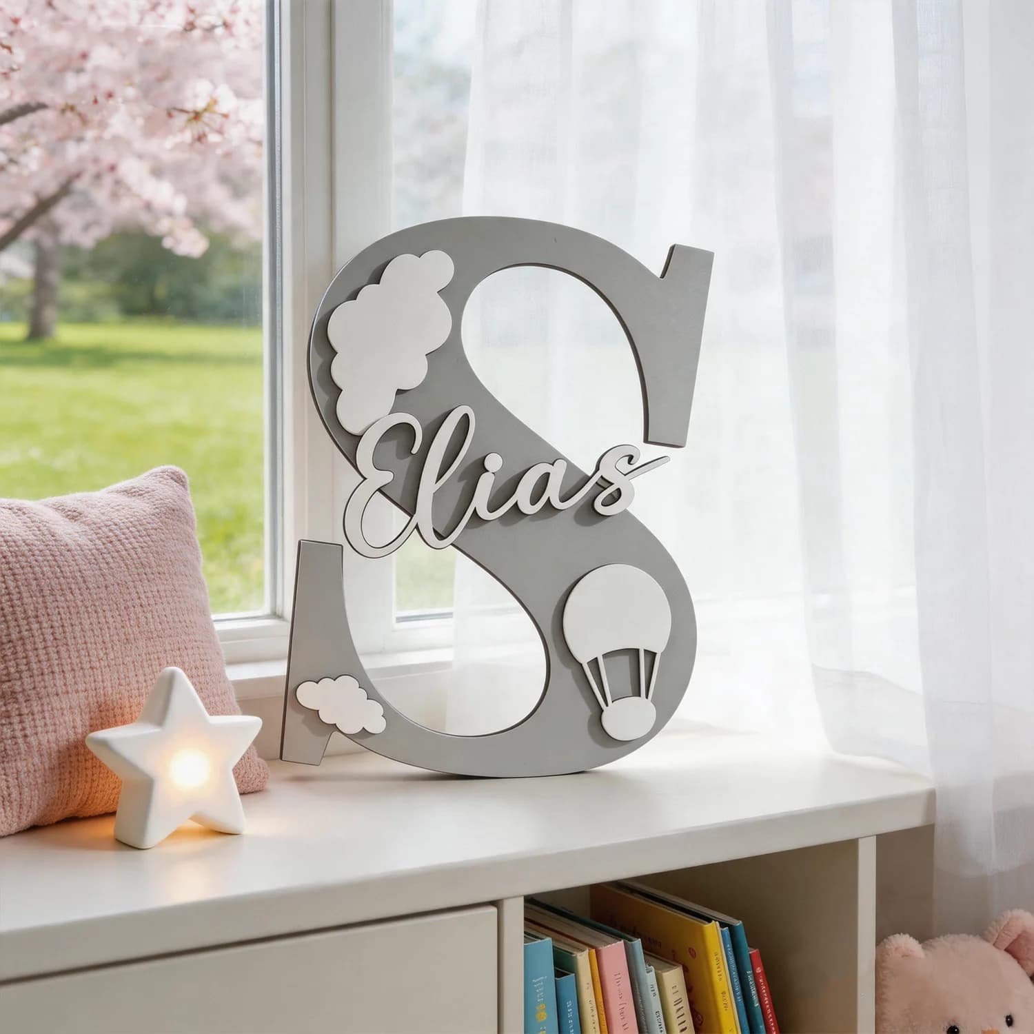 1 Pezzo Targhetta Identificativa Personalizzabile a Doppio Strato, Contenuto Personalizzabile, Decorazione Murale per Cameretta, Regalo di Compleanno
