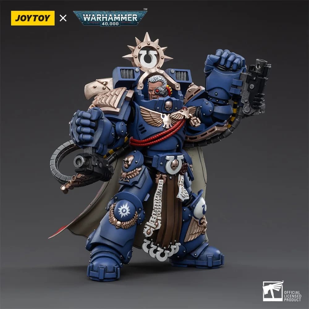 in Magazzino JOYTOY 1/18 Action Figures 40K Capitolo Maestro Marneus Calgar Collezione Anime Modello Militare