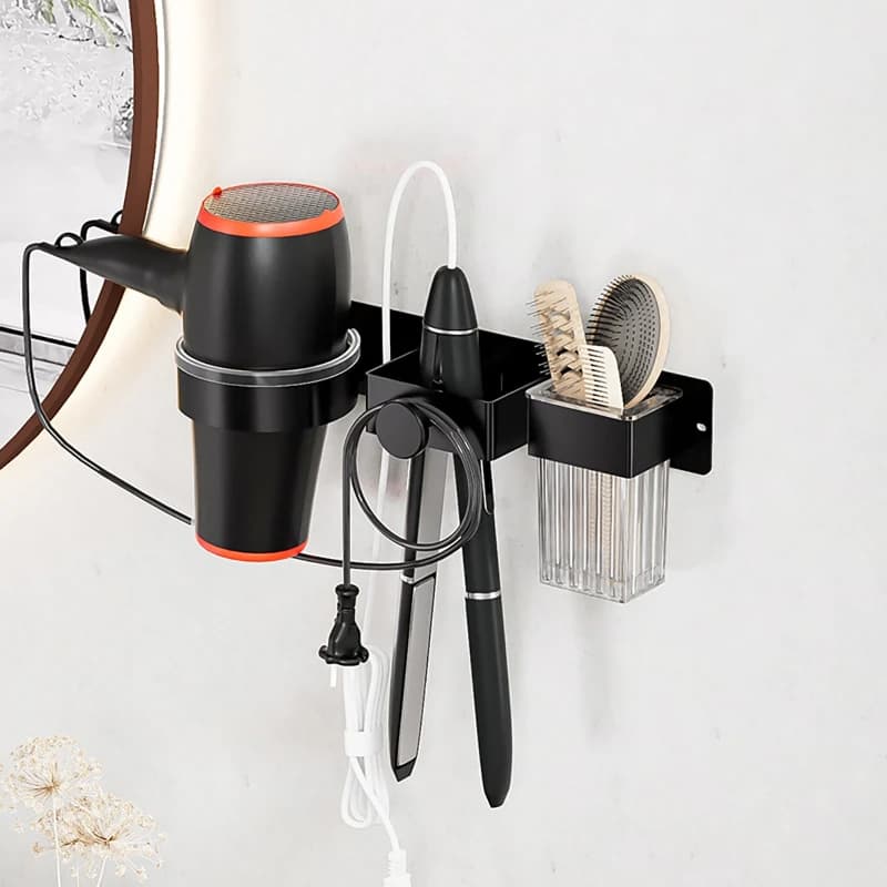 Hair Dryer Rack, Bathroom Straightener Storage Rack, Curling Iron Storage Rack, Bathroom Storage Rack JJ2178