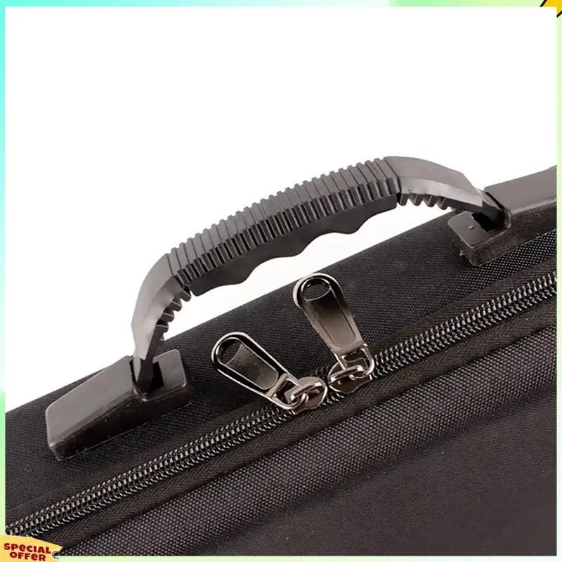 TURE 3X Borsa portaoggetti per attrezzatura da pesca antiurto Canna da pesca Mulinello Gear Custodia rigida Borsa per accessori per navi da pesca