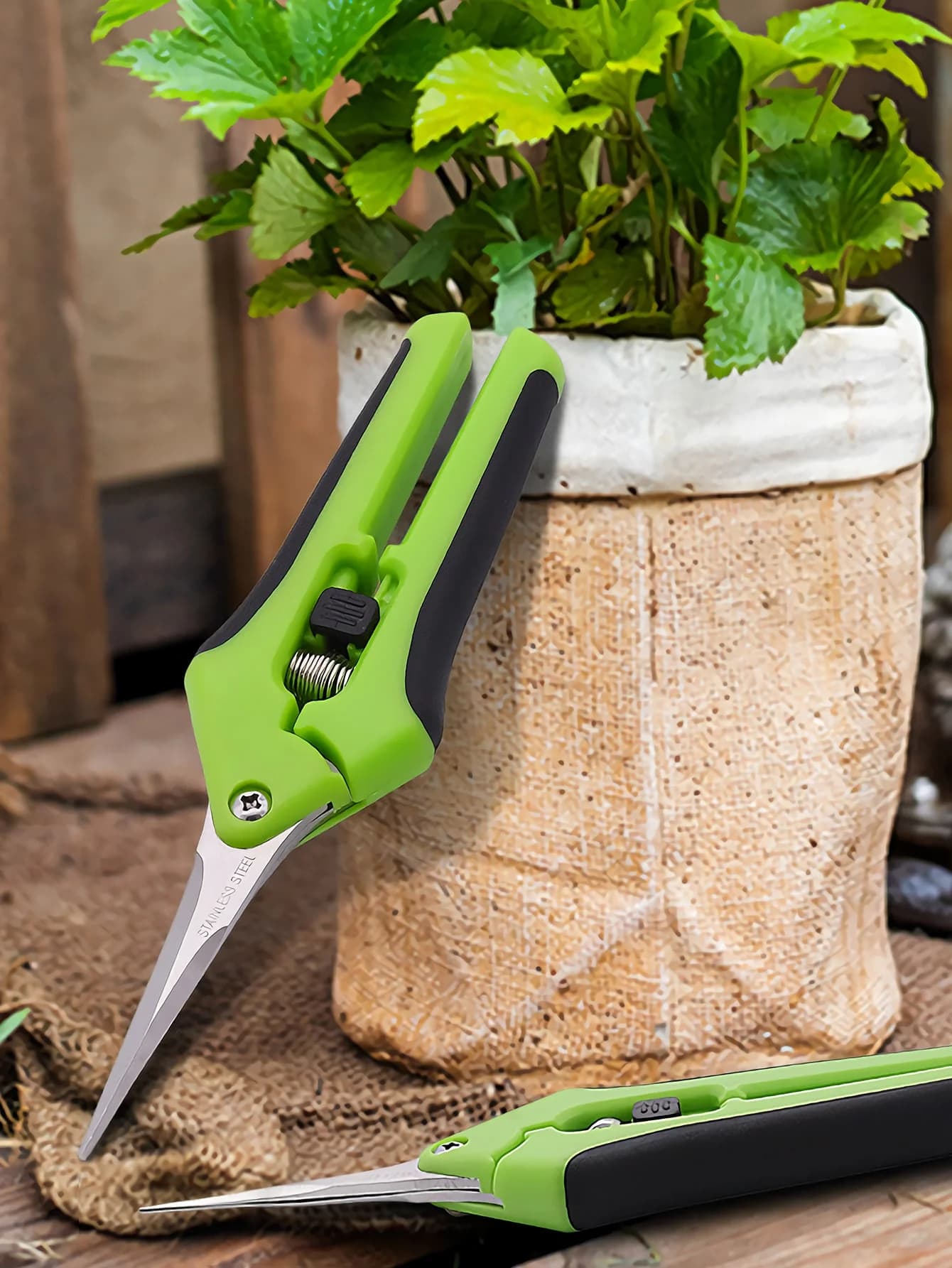 1 piece carbon steel garden scissors, garden tools modern garden shears anti slip for garden