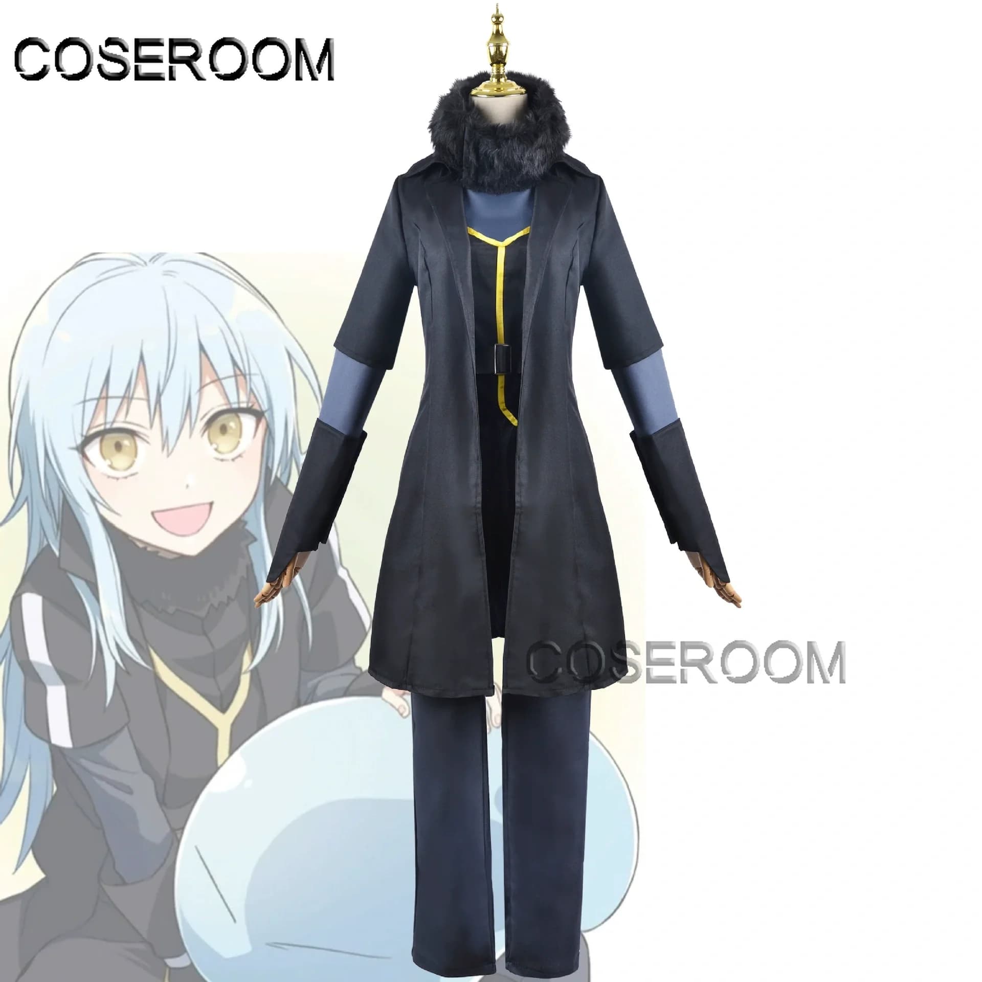 Anime Quella volta mi sono reincarnato come un melma Rimuru Tempest Costume Cosplay Abiti Donna Carnevale di Halloween Gioco di ruolo Uniforme