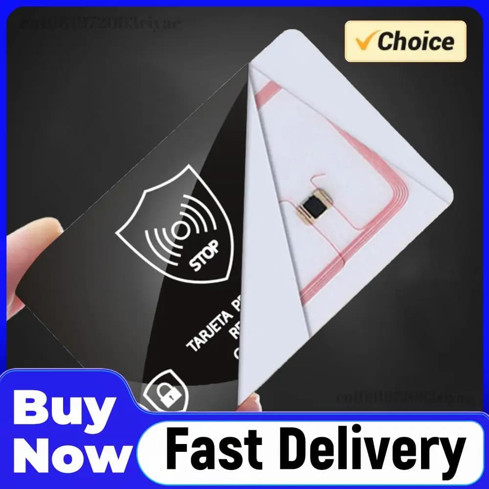 Set di 5 Carte Anti-RFID, Protezione per Tutto il Portafoglio, Blocco NFC per Carte di Credito e Debito, Protezione Passaporto, Blocco RFID Ultra Sottile