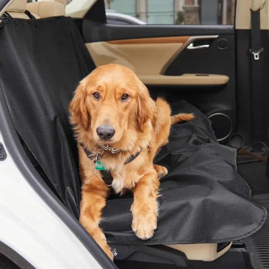 Coprisedile posteriore per auto Tappetino per cani Coperta Amaca Protezione per cuscino da viaggio per cuccioli Protezione durevole per animali domestici per auto camion SUV Cuscinetti impermeabili