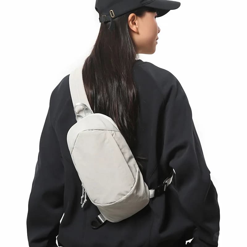 Borse a tracolla da donna portatili per sport all'aria aperta Borsa da petto a tracolla da uomo multitasche leggera Borse da donna impermeabili in nylon casual