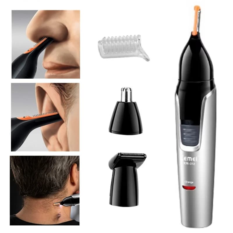 3in1 rechargeable nose trimmer for beard for man micro razor eyebrow haircut for nose and ears set for grooming
