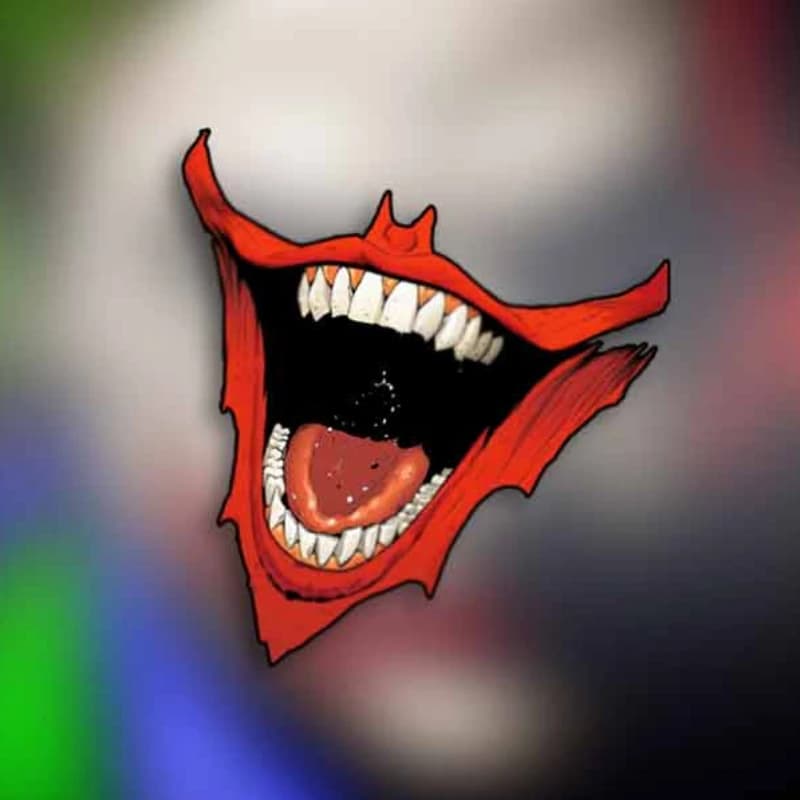 Joker Smile Adesivi per moto Moto Elettromobile Carenatura laterale del serbatoio del cappuccio anteriore Decorazione del casco Decalcomanie in vinile impermeabili