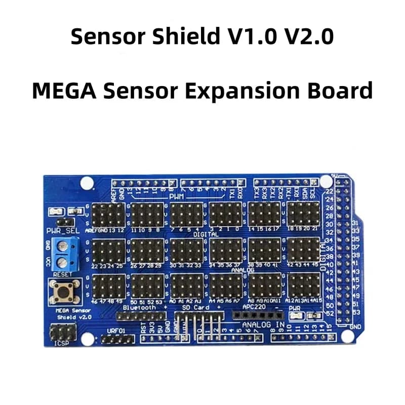 MEGA Sensor Shield V1.0 V2.0 expansion card for electronic blocks Arduino Shield dedicated sensor