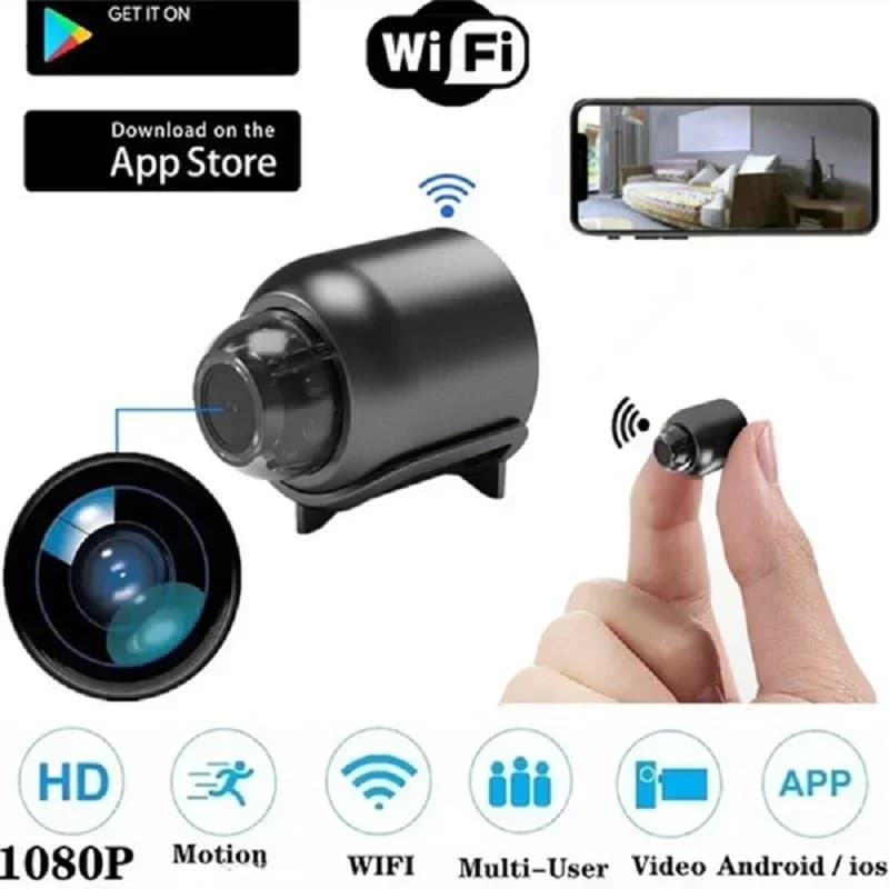 Mini telecamera HD 1080P Wireless WiFi Baby Monitor Sicurezza interna Sorveglianza di sicurezza Videocamera per visione notturna Videoregistratore IP Cam