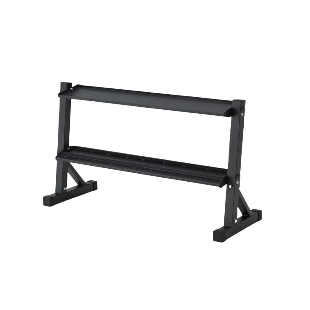 48" Kettlebell Storage Rack, 2-Tier Dumbbell and Kettlebell Rack for Home Gym, 1000LBS Weights Storage for Free, Customized