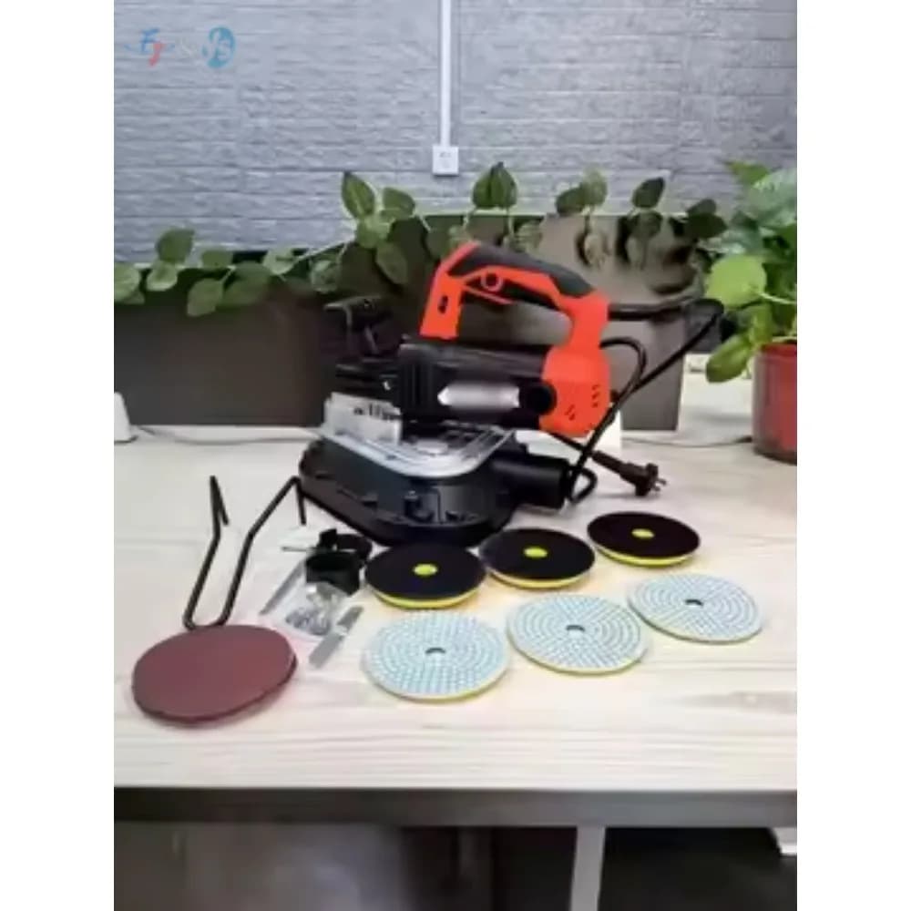 3 Head Hand Grinder Machine Concrete Roughing Machine Mini Roughing Concrete Floor Grinder Polisher