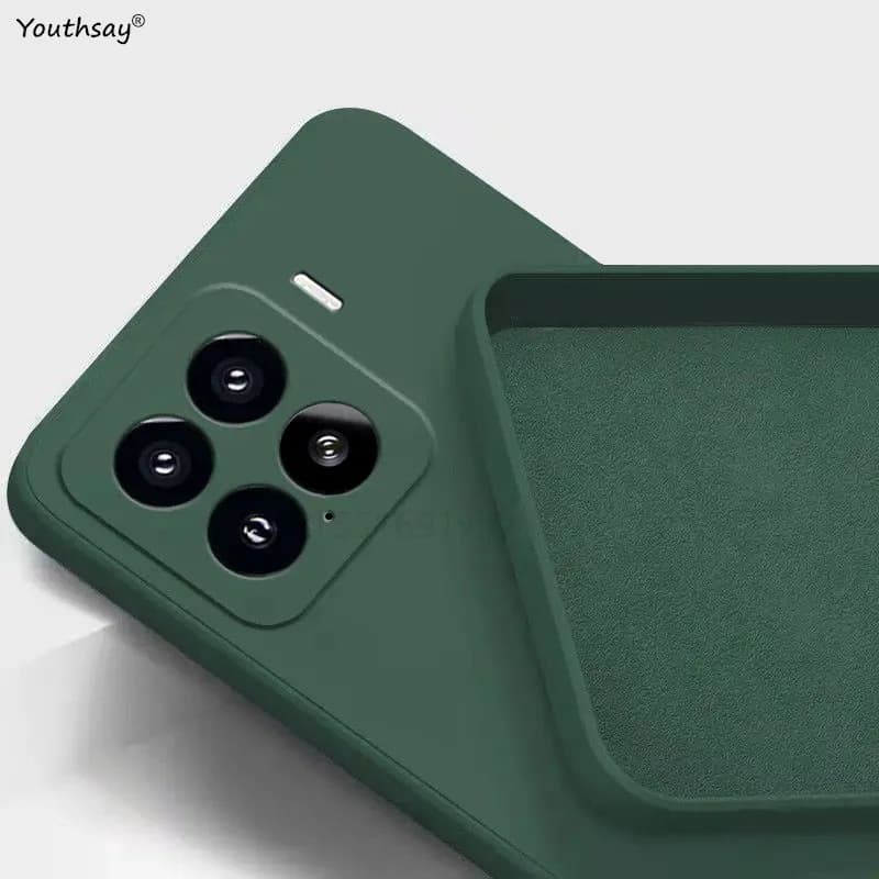 Per Xiaomi 15 Custodia Xiaomi 15 14 14T Pro Cover Funda Shell Coque Originale Silicone Liquido TPU Telefono Morbido Paraurti Posteriore Xiaomi 15