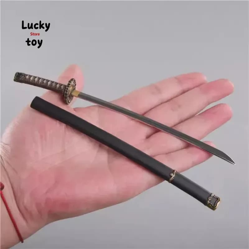 1/6 Bilancia Antica Spada Sciabola Guerriero Lama Katana 20 cm Modello per 12 pollici Action Figure Accessori Bambola Giocattolo