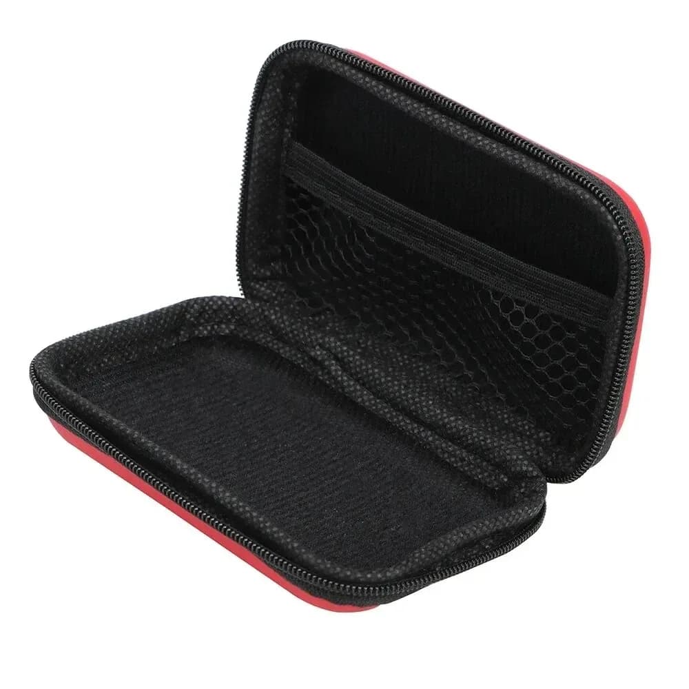 Borsa da Viaggio per Accessori, Custodia per Ricarica Auricolari, Borsa con Cerniera, Organizer Portatile per Cavi e Elettronica