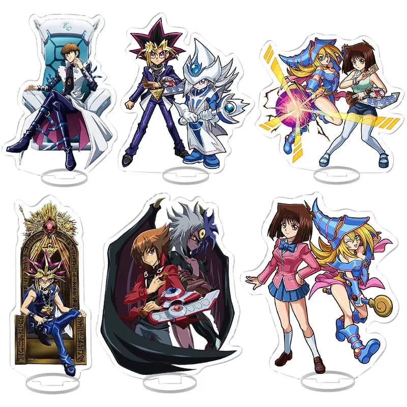 Anime YuGiOh Yu-Gi-Oh! VRAINS Acrylic Stand Figure Model Desktop Ornaments Doll Yusaku Fujiki Keychain Pendant friend Toy Gift