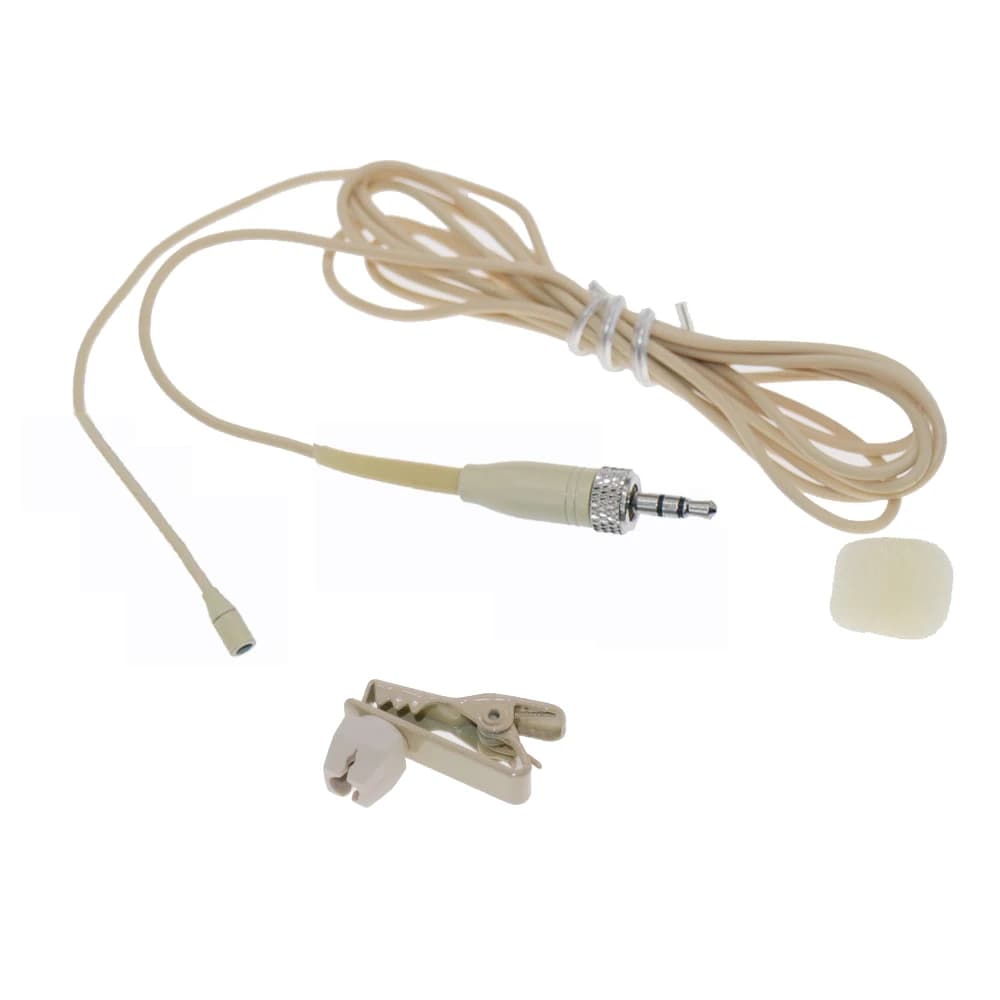 MiCWL Very Very Mini L322 Fermacravatta Microfono lavalier per Sennheiser G2 G3 G4 G5 BodyPack Blocco jack da 3,5 mm
