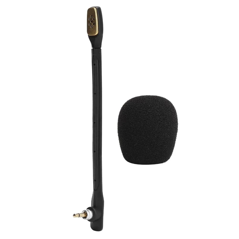 3.5mm Detachable Microphone High Sensitivity Black Gaming Microphone Noise Cancelling Mic for Astro A40 Online Chat & Meeting