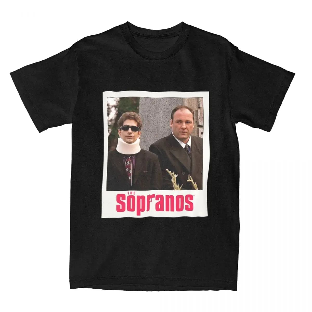 T-Shirt Streetwear Tony Soprano, Maglietta in Cotone Ispirata alla Serie TV, Moda Casual Estiva a Maniche Corte per Uomo