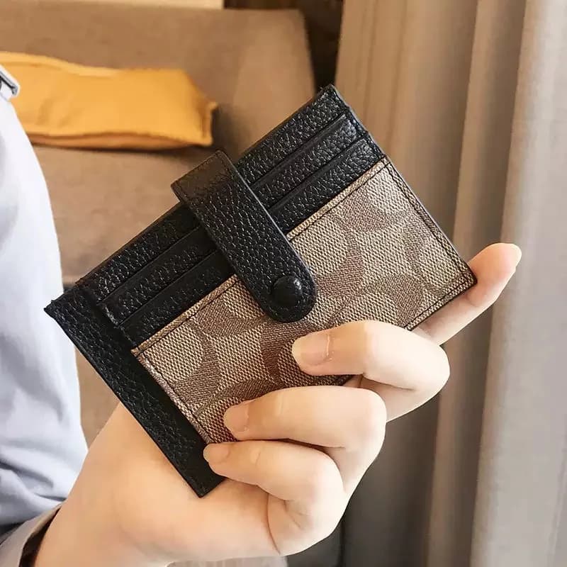 2027 Fashion Classic Monogram Ultra-thin Envelope Card Holder Women Fashion Mini ID & Credit Card Wallet