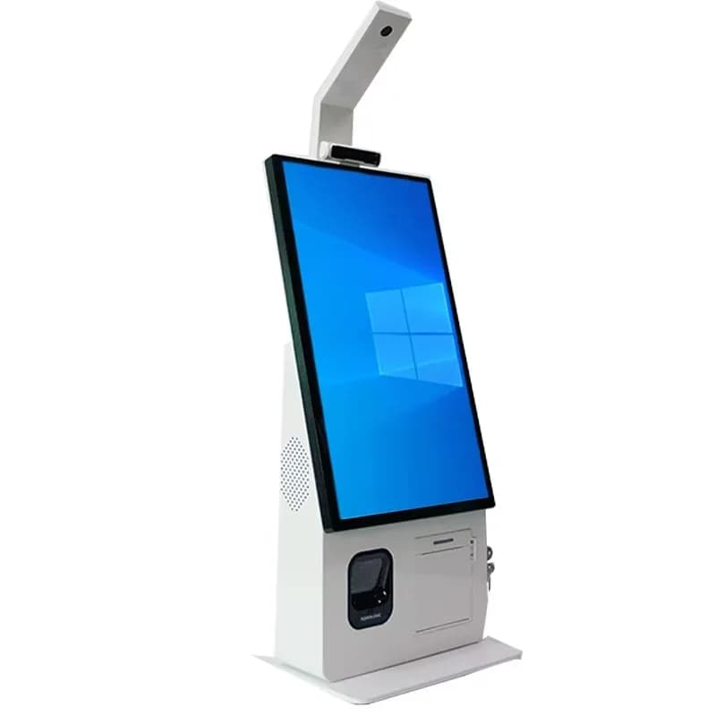 Chioschi POS self-service Windows/Android Analisi alimentata da AI Scheda NFC Stampante termica da 80 mm Touch screen capacitivo per