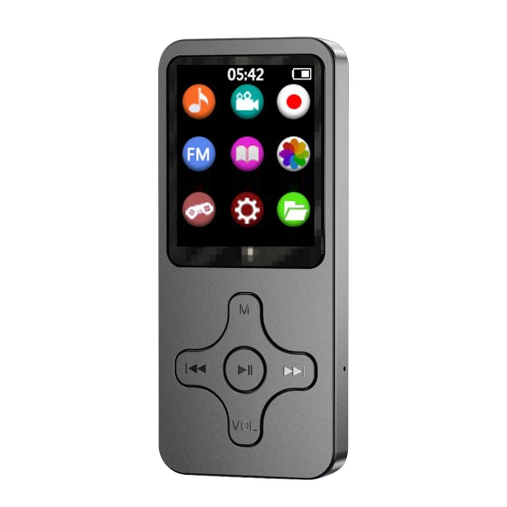 Mini lettore MP3 MP4 altoparlante Bluetooth 5.0 altoparlante musicale HiFi da 8/16/32/64GB Walkman portatile con registrazione radio FM e-book