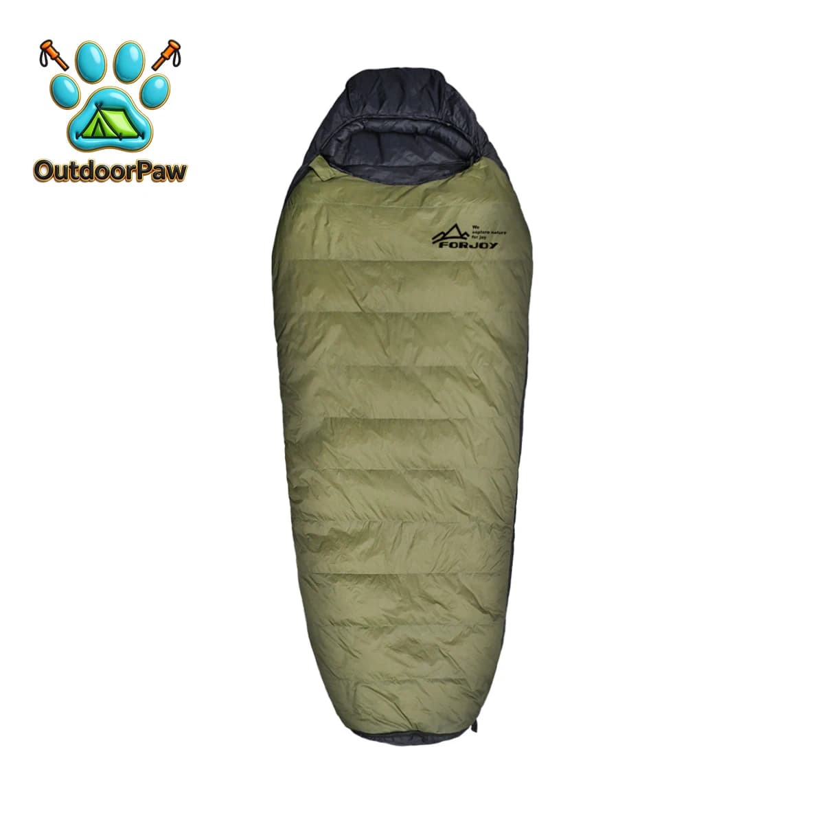 High Quality Adult Mummy Sleeping Bag Outdoor Hiking Gear Waterproof Down Sleeping Bag