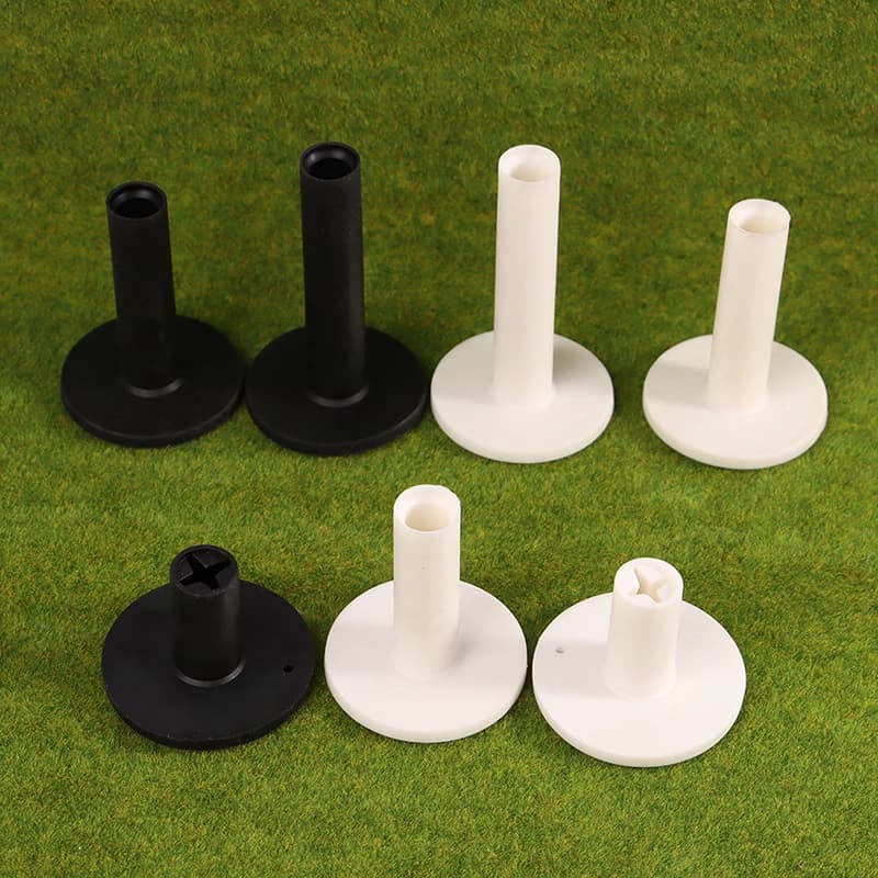 1Pc supporto per magliette da Golf in gomma durevole per Golf Driving Range Tee Practice supporto per palline a 4 altezze per la pratica di tappetini per la guida