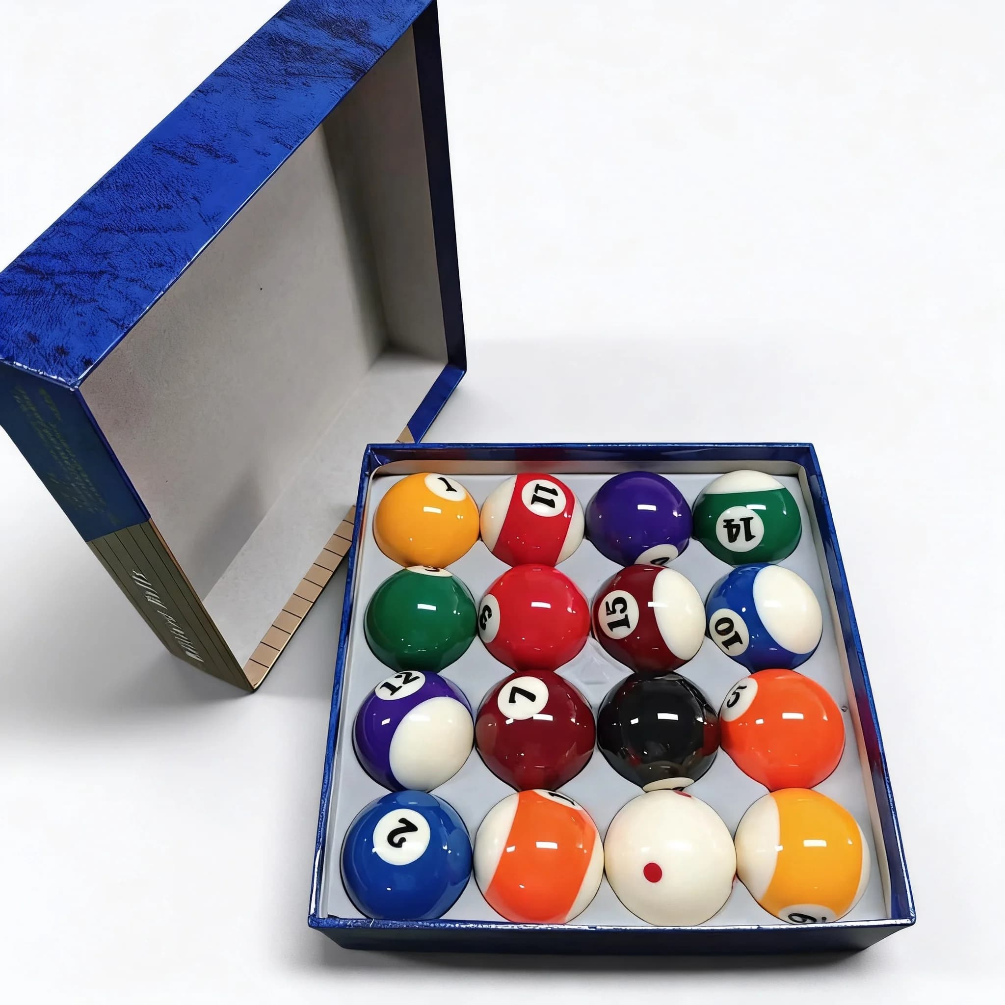 hit productStandard Black 8 Pool Balls with Cue Ball Complete Kit Indoor Sports Game Supplies