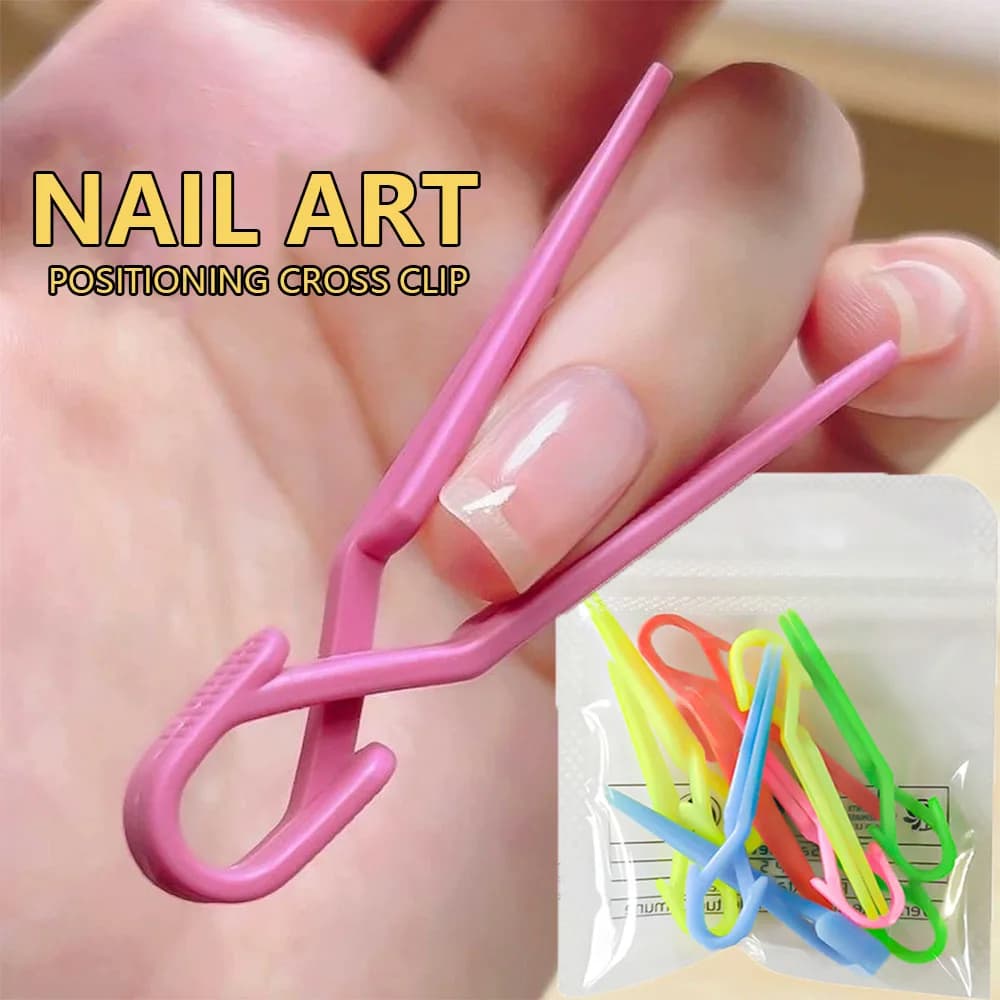 Set di 10 Clip per Unghie, Clip Anti-Goccia per Smalto, Clip di Posizionamento Colorate, Strumenti di Protezione per Manicure, Prevenzione delle Perdite