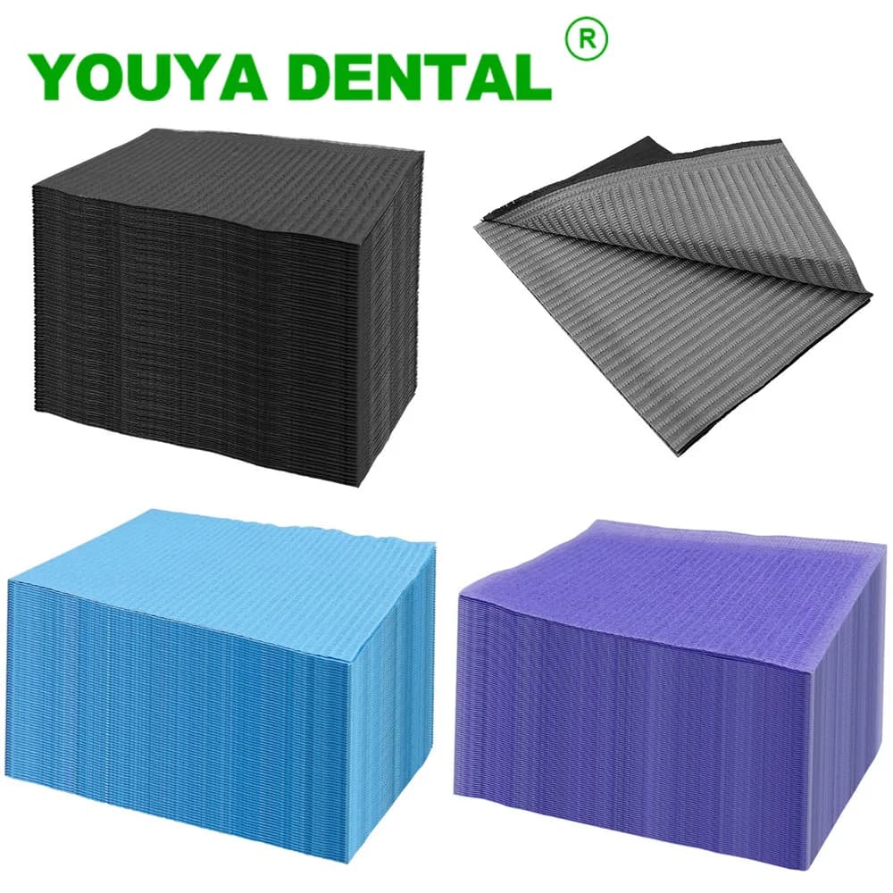125 pcs/Bathroom Disposable Cleaning Disposals Use And Throwing Bavarians For Hair Dryers Unscrewable Sheets Waterproof Covers Towels Dentali Tattoo Accessories