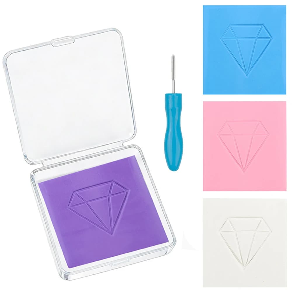 Cera per Diamond Painting di grandi dimensioni con scatola sigillata, colla e accessori per kit Diamond Art per adulti