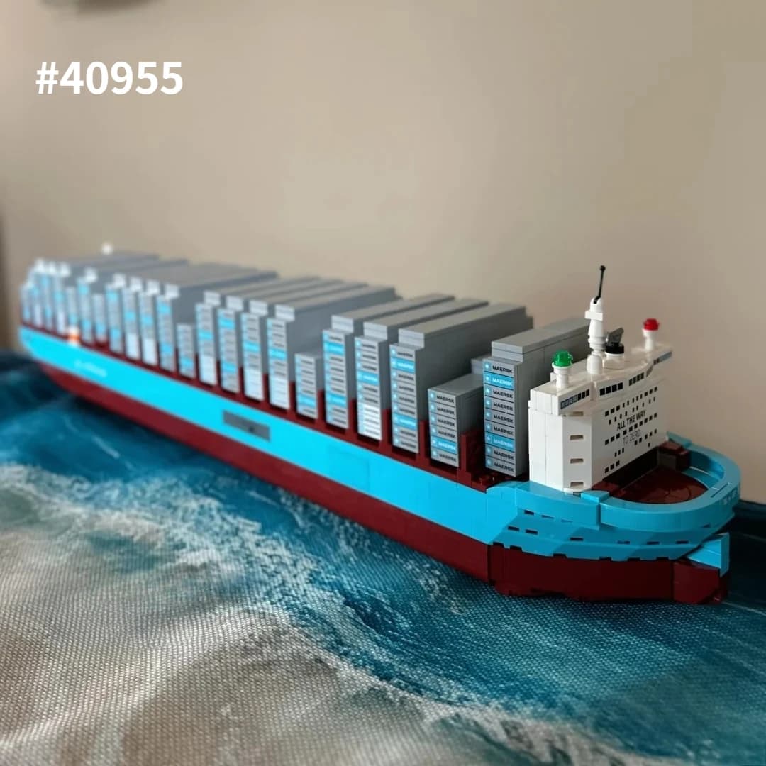 Nuovo Set di Costruzioni Modello Barca 2026 Compatibile con Particelle Lego, Ideale per Regali di Natale 40955
