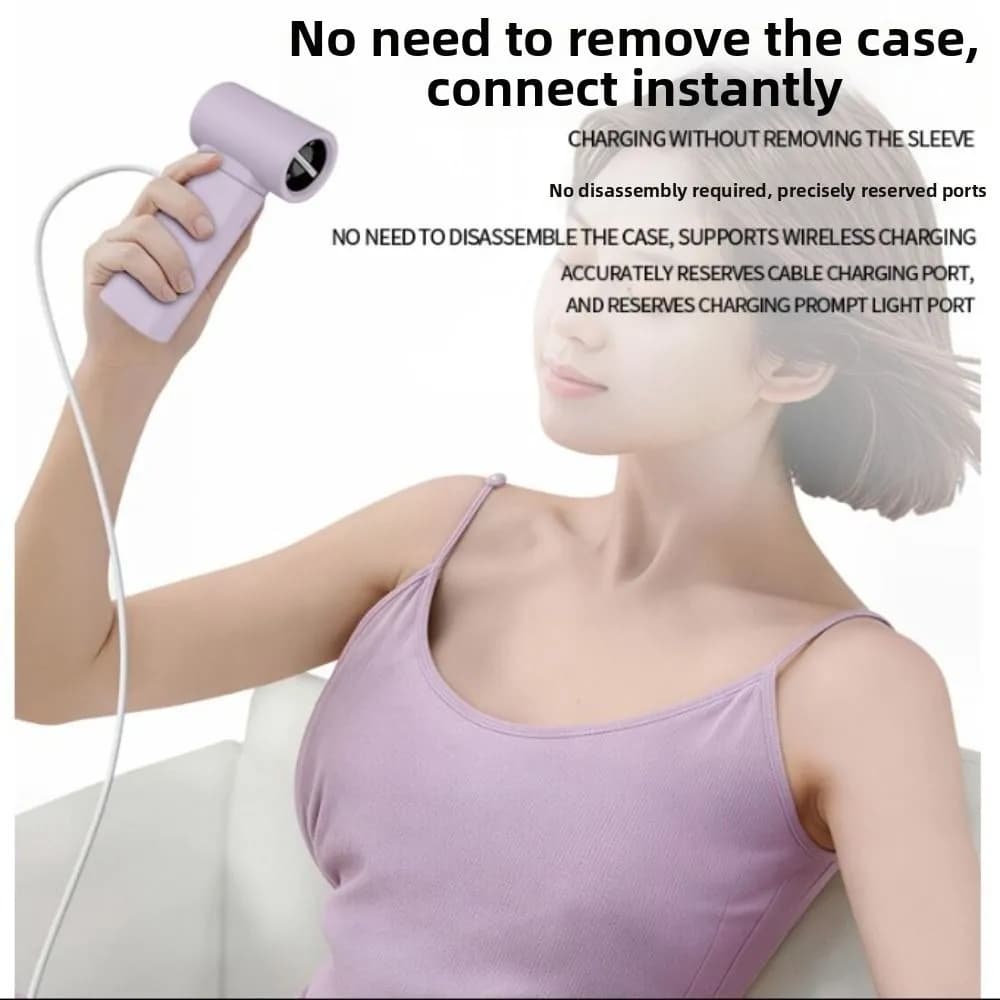 Silicone Protective Case Shockproof Dustproof Soft Cover Portable Carrying Case for CUKTECH CP Module Fan Plus Power Bank