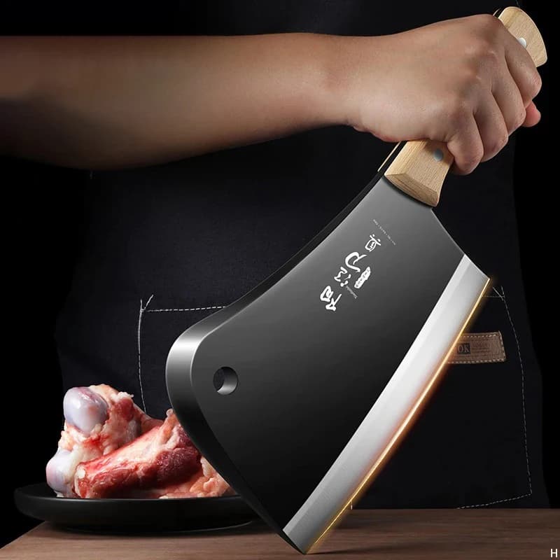 Coltello per tagliare le ossa addensato e ponderato, coltello speciale per ossa dure, coltello da cucina