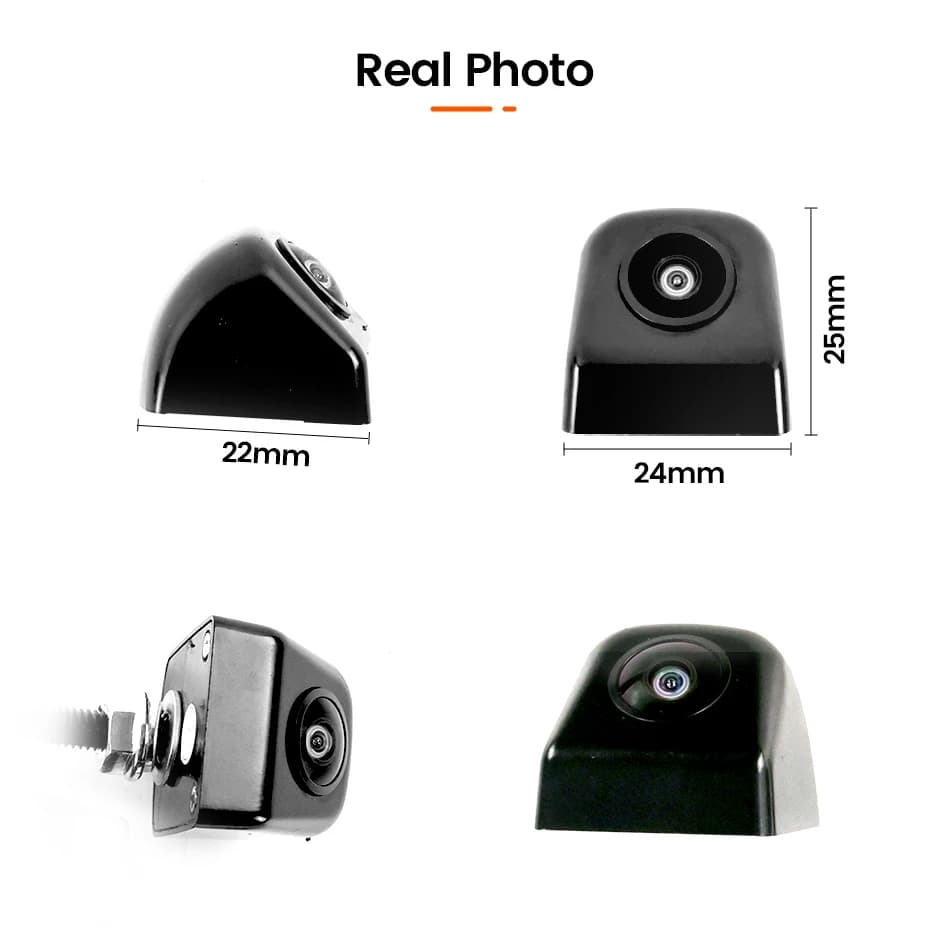 MEKEDE 720/1080P AHD Telecamera posteriore per auto impermeabile Full HD Visione notturna 170 ° Telecamera di retromarcia per veicoli Fisheye