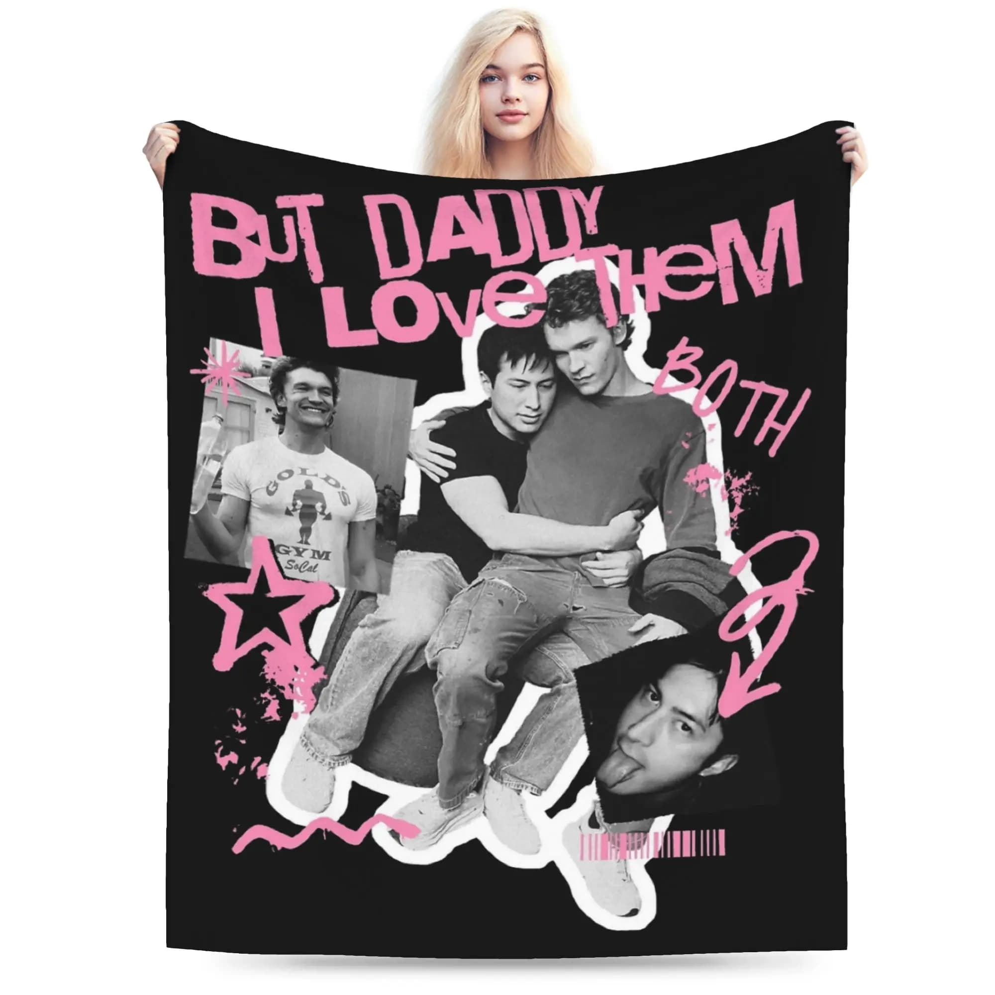 heated rivalry but daddy i love him Blankets Fleece Autumn/Winter Warm Throw Blanket for Sofa Car Plush Thin Quilt