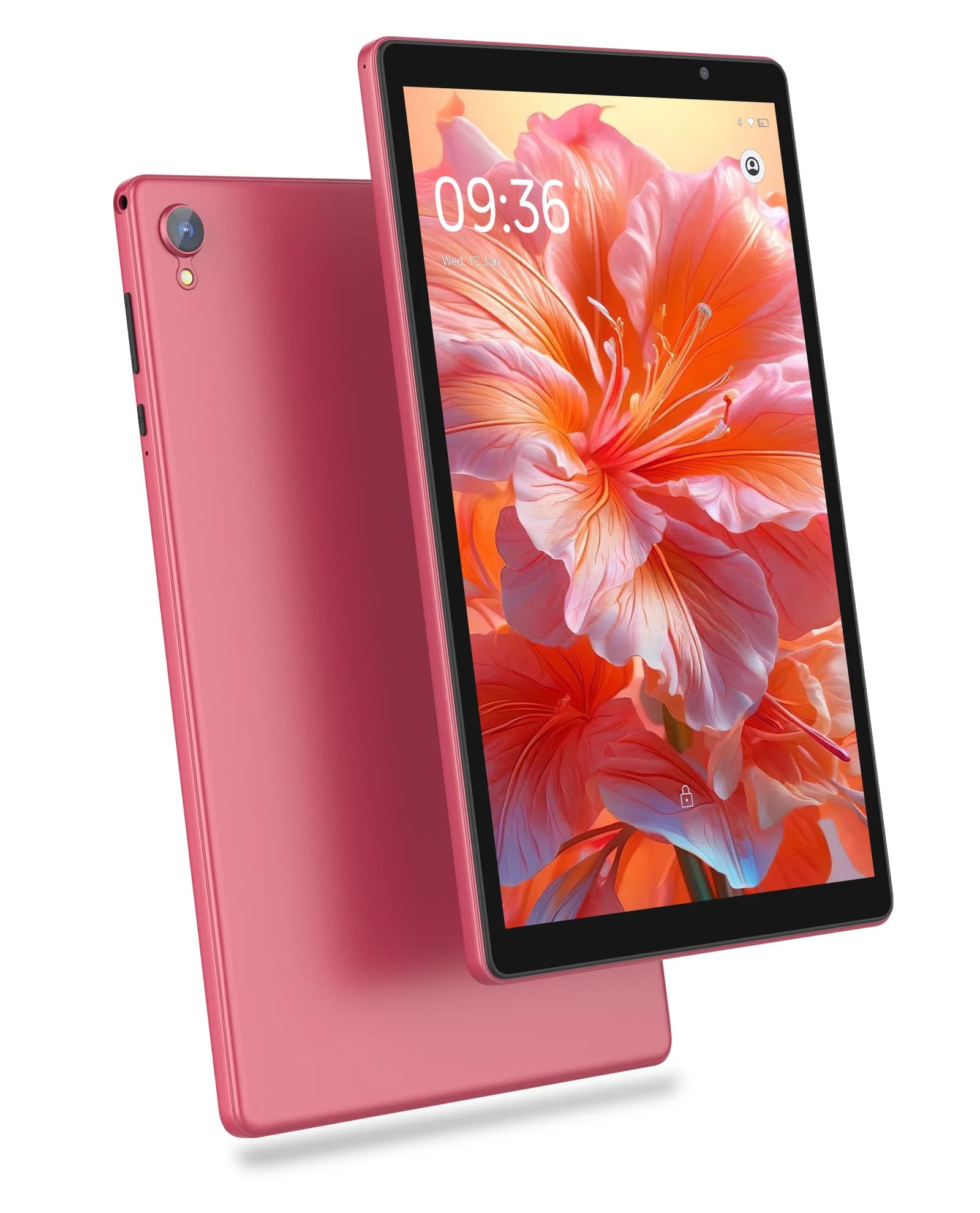 Tavoletta Android 14 BAKEN da 10 pollici, processore quad-core, archiviazione da 32 GB, Wi-Fi 6, Bluetooth, porta USB-C, Google Play Store (GMS)