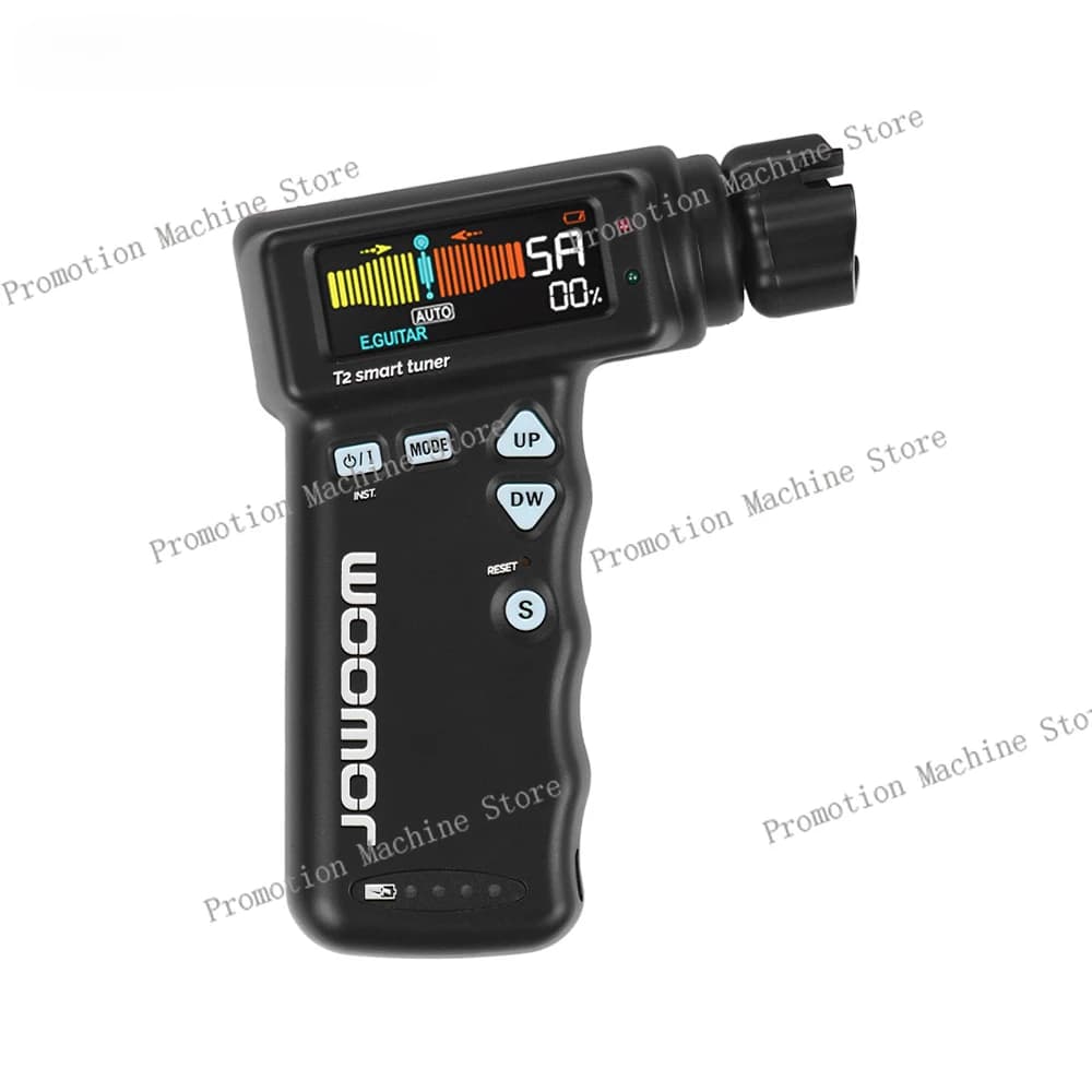 % un Per JOWOOM T2 Smart Accordatore per chitarra Peg String Winder per chitarra Ukulele Accordatura cromatica Ricarica incorporata