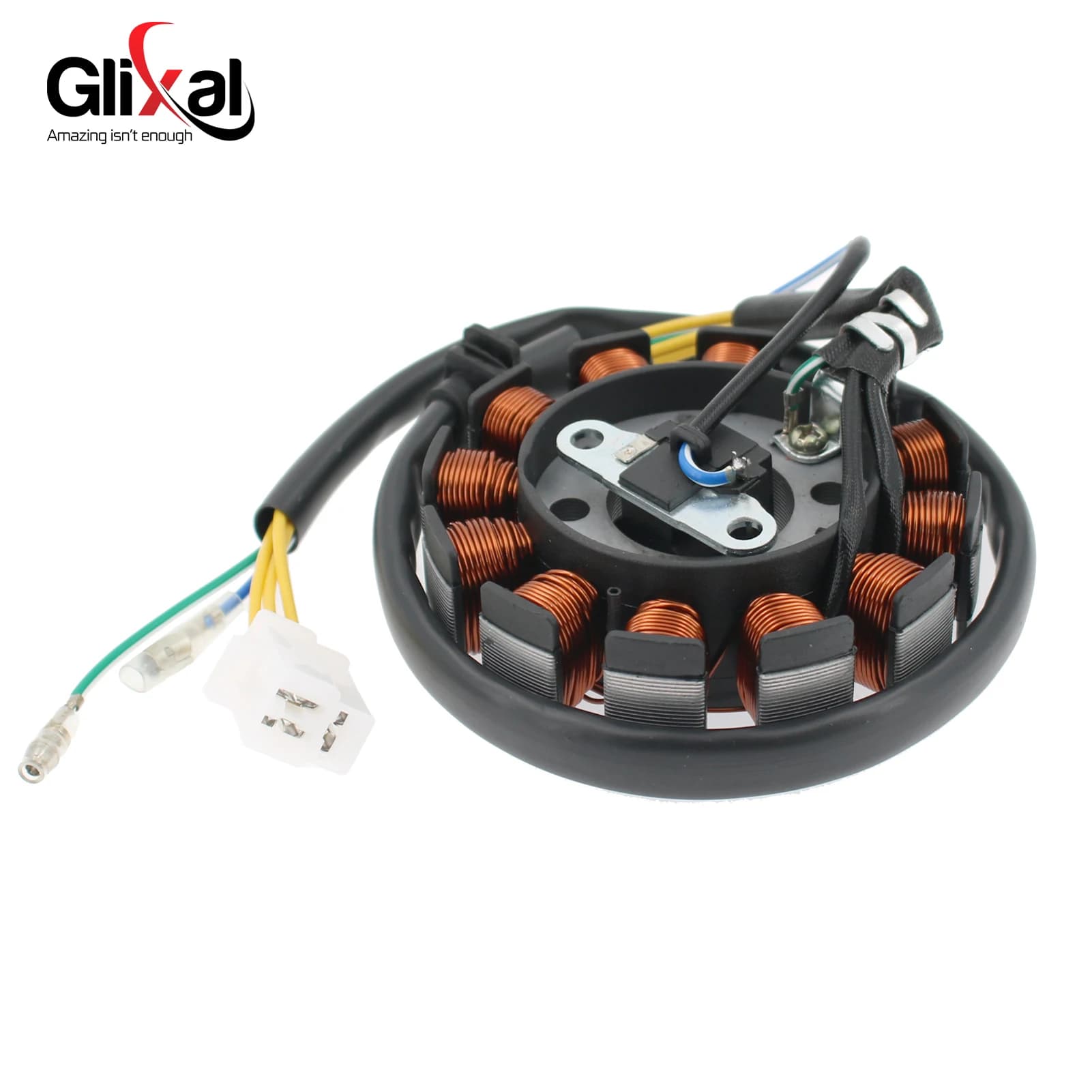Glixal GY6 125cc 150cc 180cc 200cc 12 bobine DC Magneto statore per Scooter cinese ciclomotore ATV Go Kart quad 152QMI 157QMJ motore