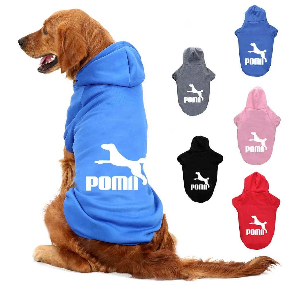 Felpa per animali domestici Felpa con cappuccio Abbigliamento per cani Primavera e autunno Cane grande Golden Retriever, Cappotto caldo Labrador, Abbigliamento per animali domestici
