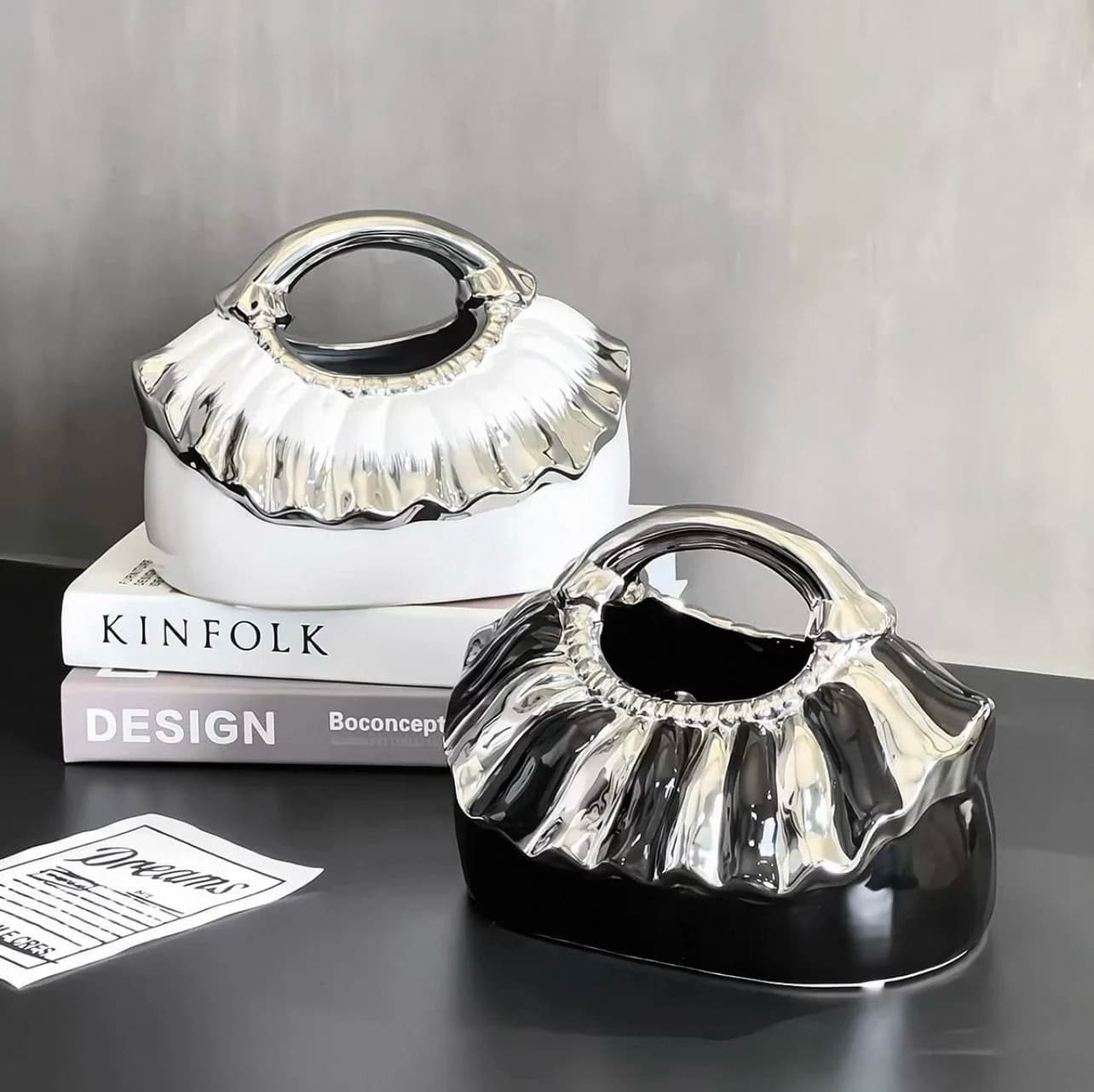 Modern Handkerchief Box Cerc Luxury Design Living Room Home Use Der Sle Organizer for storing handkerchiefs Ele aesthetic value