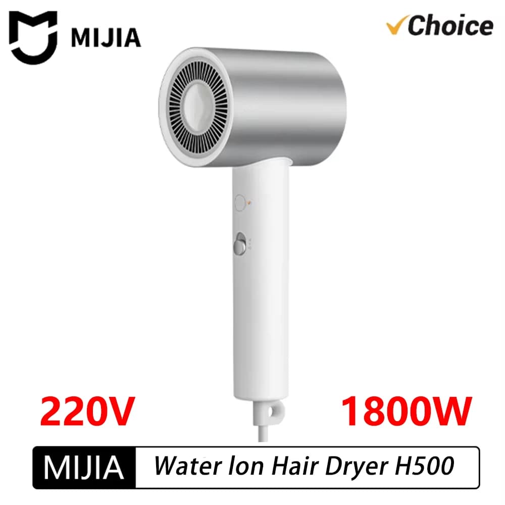 Nuovo Asciugacapelli a Ioni d'Acqua MIJIA H500, Asciugacapelli Professionale con Ioni Negativi, Diffusore Elettrico per Asciugatura Rapida dei Capelli CN